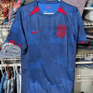 Nike USA Men's Jersey in Blue and Red